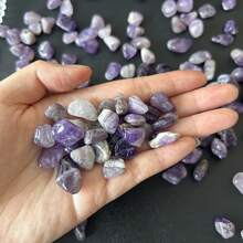 Pierres concassées d'améthyste naturelle, pierres de décoration pour aquarium, décoration pour la maison, convient pour la décoration d'aquarium, les jardinières de plantes grasses, l'aménagement paysager du jardin, le gravier pour aquarium, la décoration de plantes