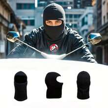 Passamontagna integrale per attività all'aperto - Copricapo invernale per sci e ciclismo, elastico e traspirante, passamontagna unisex con scaldacollo per uomini e donne, sport all'aperto e viaggi, copertura completa del viso