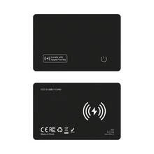 1 Pack New Smart Wallet Tracker Card, Ultra-Thin Bluetooth Tracker, Supports Wireless Charging (Wireless Charger Not Included), Compatible With Apple Find My, IP68 Waterproof, Can Be Used To Track Wallets, Luggage Tags, Phones, Passports And Other Items.