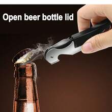1pcs Creative Multifunctional Red Wine And Beer Two-In-One Hippocampus Wine Bottle Opener Portable Bottle Opener Home Wine Opener