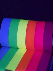 6卷色彩鲜艳的美纹纸胶带，适用于艺术和手工制作 - 易撕胶带，非常适合制作标签和各种项目，不防水，可粘附于塑料、木材、玻璃等材质。适用于艺术、工艺、标签和DIY项目。标签胶带 | 装饰胶带 | 易撕胶带 | 油漆美纹纸胶带 - 彩色 - 查看 17