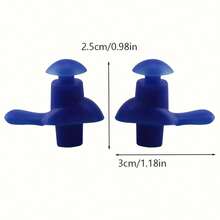 3 Pairs Of Silicone Swimming Earplugs - Soft, Reusable, Waterproof Design, Suitable For Noise Reduction And Comfort Improvement, Mixed Colors (Pink, Black, Yellow, Blue, White), Swimming Earplugs, Sealing Design