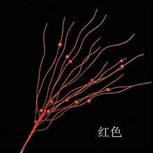 1支/4支/8支人造亮片花枝，带浆果，可爱仿真花家居装饰，适用于节日、婚礼、派对、桌面、卧室装饰、圣诞礼物、藤编DIY装饰配件、圣诞树和植物装饰、室内外圣诞装饰、房间装饰 - 黑色 - 查看 14