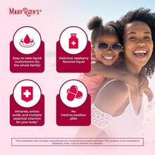 MaryRuth Organics Liquid Morning Multivitamin Travel Pack | Mens &Amp; Womens| Vitamin A C D E B6 B12 Biotin Zinc | Beauty | Immunity | Vegan | Non-GMO | Gluten Free | 1 Oz | 16 Servings - 白色的 - 查看 6