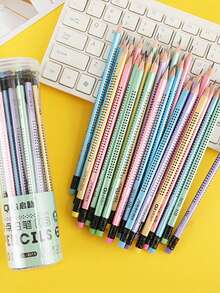 20 matite HB con gomme alla sommità, matite pre-temperate per scuola, insegnanti, scrittura, pittura, schizzo, forniture per ufficio e apprendimento