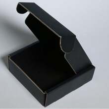 5pcs Extra Thick Black Gift Boxes, Courier Packaging Boxes, Packing Materials, Airplane Boxes, Corrugated Paper Boxes, Postal Paper Boxes, Packaging Boxes, Corrugated Cardboard Boxes, Courier Boxes, Packing Boxes For Halloween