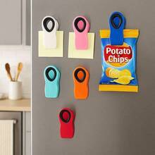 - Chip Clips, Magnetic, 6 Pack, Bag Clips, Chips, Food Packages, Fridge
