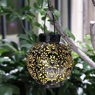 1 قطعة إضاءة منظر طبيعي تعمل بالطاقة الشمسية بإضاءة LED، مناسبة للحديقة والممرات والحديقة والشارع وحفلات الأعياد والمناسبات