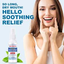 Hydrating Mouth Spray-Moistens And Relieves Symptoms Of Dry Mouth-With A Hint Of Mint-Keep Freshens Breath And Great Tasting-Suitable For Dry Mouth & Bad Breath - 白色 - 查看 6