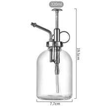 Regadera de vidrio transparente de 220-360ml, aspersor de agua para el hogar y jardinería, regadera en aerosol, decoración del hogar - L 360ml bronce antiguo - Ver 8