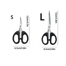 1 件大号家用/办公室/学校剪刀，手工纸艺剪刀，精密切割工具，返校必备品，感恩节、圣诞节、生日万圣节装饰创意礼物，返校，学校用品 - 彩色 - 查看 13