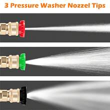 1/4" High Pressure Washer Gun 4000 PSI Car Wash Foam Spray Short Wand With 3 Nozzle - Black - View 7