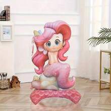 1 pezzo Palloncino in foil rosa a forma di sirena da 61 pollici, adatto per decorazioni di feste di compleanno, eventi a tema marino estivi, celebrazioni di festival per ricreare una fantasia da favola