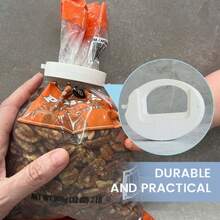 Reusable Food Bag Clips - Airtight Leakproof Sealer For Chips, Cereal & Snack Preservation, Pantry Organization Essentials (Multicolor)