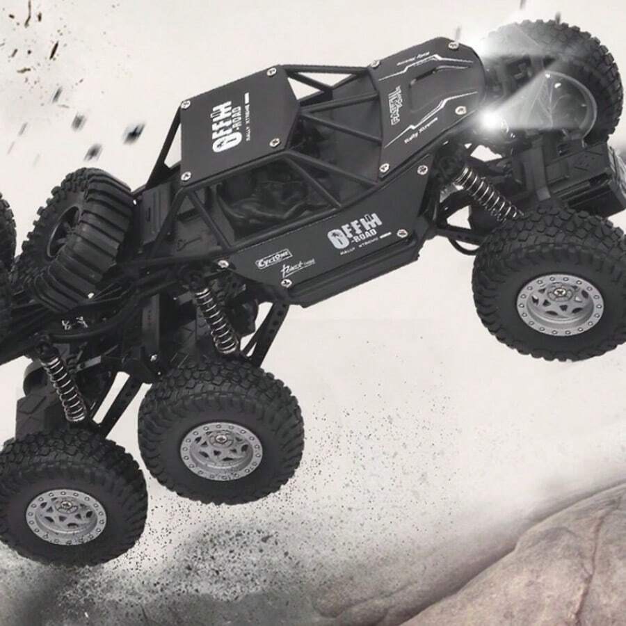 1:12 Scale RC Car With 6WD, 38CM In Length, 2.4Ghz Remote Control, Suitable For Crawling, Drifting And Off - Road, High - Speed Electric Car Truck Ideal As Gifts