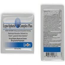 LivOn Laboratories Lypo–Spheric B Complex Plus – 30 Packets – 195 Mg B Vitamins, Minerals &Amp; Cinnamon Per Packet – Liposome Encapsulated For Improved Absorption – 100% Non–GMO - 白色的 - 查看 9