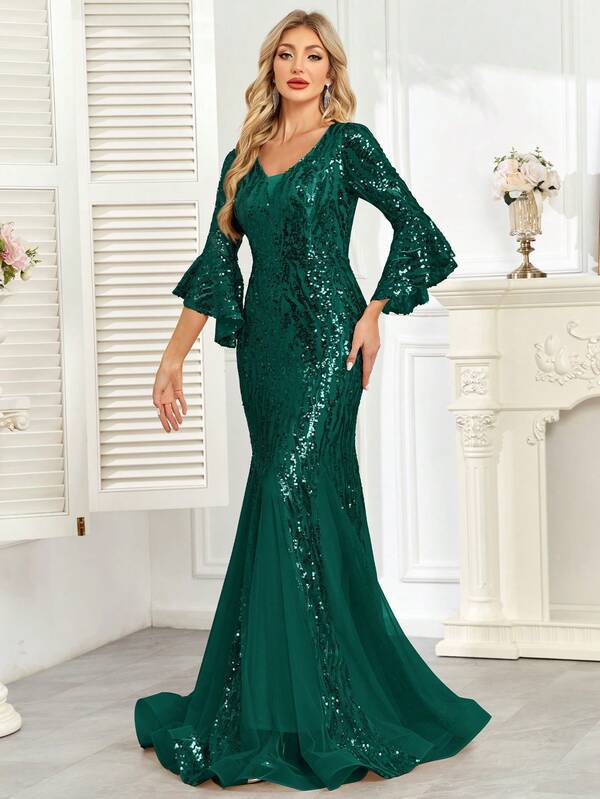 hezixi Vestido elegante com zíper e patchwork de lantejoulas, adequado para festas, encontros românticos, aniversários, festivais de música, coquetéis, jantares formais, convidados de casamento, festas de solteiros, apresentações no palco, uso diário, todas as estações