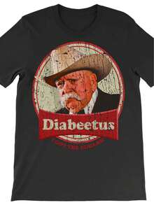 1 camiseta con estampado de diabetes, camiseta unisex de algodón estilo retro, cuello redondo informal, elasticidad media, estampado de letras de algodón puro, camisetas para profesores; absorbe la humedad, ideal para deportes, senderismo, ciclismo, playa, estampado de letras de algodón puro, camisetas para profesores; fiestas - regalo perfecto para la familia, estampado de letras de algodón puro, camisetas para profesores; amigos - Negro - Ver 1
