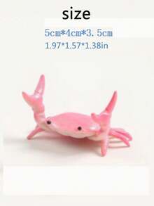 Crab-Shaped Multifunctional Desk Phone Holder With Pen Cup, Glasses Rack And Slouchy Design, For Creative Decoration, Home And Office Plastic Accessory
