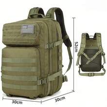 50L/25L Elite Tactical Backpack | 3X Stronger Work & Military Backpack | Resistant And Heavy Duty | 3 Day MOLLE Bug Out Bag - Multicolor - View 7