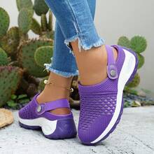 Women's Breathable Mesh Casual Sneakers, Soft & Flexible, Lightweight Daily Companion