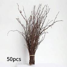 Galhos Secos Naturais de Bétula, Decoração, Acessórios Macios para Casa, Encher Vasos, Arranjo Floral para Sala de Estar, Estilo Zen, Páscoa, Natal