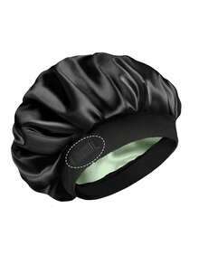 Reversible Satin Bonnet Cap, Adjustable Women Sleep Cap, Double-Sided Hair Care Cap