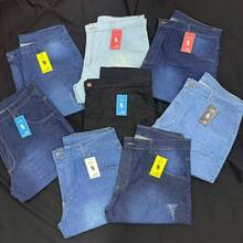 Men's Bermuda Jeans Kit: Black, Dark, Light, Frayed, Smooth, Premium, Various Washes - 藍色 - 查看 3