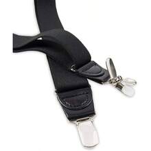 Tirantes Hombre, Corte Casual - Talla Única + Negro - Ver 4