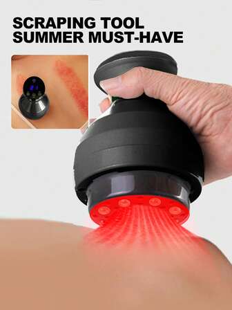 Electric Massage Device, Meridian Brush, Universal Lymphatic Drainage, Kneading, Abdominal And Back Massager