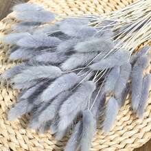 60/120/240 pièces Arrangements de fleurs artificielles avec herbe de pampa séchée naturelle et fleurs de pissenlit, convient pour la décoration de la maison, du mariage, du bureau et du café. Idéal comme cadeau pour la Saint-Valentin et la Fête des Mères.