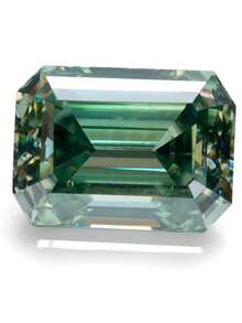 1pc High Quality Fashion Moissanite Fancy Cut Emerald Green Gemstone For Jewelry Setting And Decoration - Green - View 12
