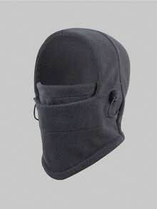 1 件装颈部全脸滑雪面罩帽儿童婴儿羊毛拉法帽男童女童儿童滑雪帽无檐帽适合户外活动 8-18 岁 - 彩色 - 查看 7