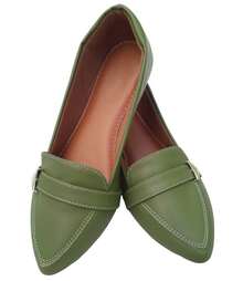 Women's Moccasin Shoes - Verde Exército - View 2