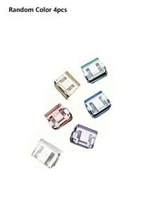 6-1件装 隐形固定夹缩短裤腿，防止裤腿拖地，隐藏式裤扣闭合装置，无缝设计，防止裤腿拖地，适用于牛仔裤和裤子，防水，便携