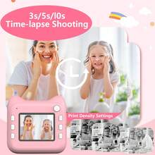 儿童即时打印相机，可打印照片的即时相机，适合3-12岁男孩女孩的圣诞节、生日和新年礼物，3-10岁幼儿的便携式玩具 - 多色 - 查看 7