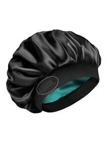 Reversible Satin Bonnet Cap, Adjustable Women Sleep Cap, Double-Sided Hair Care Cap