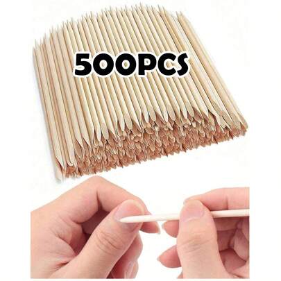 500/300/200 件双面角质层推杆，美甲水钻去除，美甲和足部护理工具