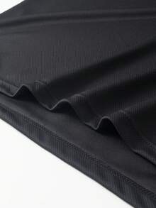 Herren Langarm Crew Neck Trainings T-Shirt mit Buchstaben-Muster