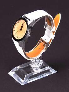 1个手表展示架，透明支架。可在柜台上展示高端手表、手镯、珠宝和配饰。 - 彩色 - 查看 2