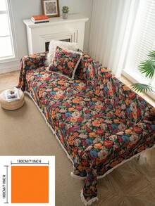 1 pieza Manta suave y gruesa de estilo bohemio minimalista, adecuada para la decoración del sofá de la sala de estar, protección contra arañazos de mascotas, para uso en todas las estaciones