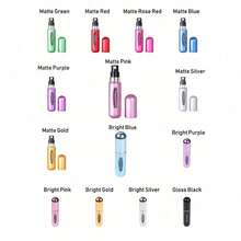 1PC 5ml Refillable Perfume Bottle, Portable Mini Spray Bottle For Travel And Outing, Living Room Home Bedroom Bathroom House Decor, Travel Stuff, Wedding, Party, Birthday, Gifts For Men Mom Dad Friends, New Years, Accessories, Funny Gift Home Bathroom Decor Fall Decor Back To School - Nhiều màu - Xem 2
