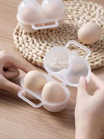 1/4/8pcs Portable Easter Egg Storage Box, Outdoor Shock-Proof Egg Protective Case, Egg Packaging Box Set, Egg Products, Egg Rack, Shock-Proof Egg Box, Egg Protection, Back To School, Outdoor BBQ, Travel Season, Kitchen Supplies - Easter/Valentine's Day Kitchen Supplies