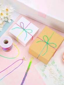 1/2/3 Dây đàn hồi cho vòng tay, Dây vòng tay bền 1 mm dài 330 feet, Dây đàn hồi co giãn để làm đồ trang sức, vòng cổ và hạt cườm - Nhiều màu - Xem 4