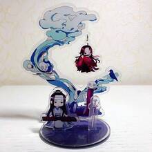 《魔道祖师》双人角色摇摇收藏版，蓝忘机&魏无羡小说及动漫周边，卡通精细桌面摆件，电脑机箱装饰，汽车装饰，动漫收藏品，圣诞节/感恩节/生日礼物，送给朋友 - 彩色 - 查看 3
