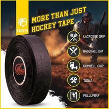 Hockey Tape Multipurpose Cloth Roll Stick For Ice Black - View #9