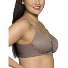 Vanity Fair Women's Full Figure Beauty Back Smoothing Bra, 4 Way Stretch Fabric, Lightly Lined Cups Up To H - 無鋼圈-胡桃木色 - 查看 3
