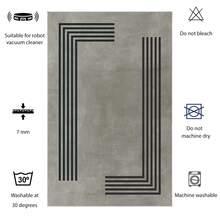 HECHO EN TURQUÍA. Alfombra turca antideslizante con estampado digital Pearl – AL4010. Suave al tacto, lavable y con reverso de fieltro antideslizante. Moderna alfombra decorativa, ideal para salón, dormitorio, baño, pasillo o entrada. Disponible en 5 tamaños (40*60, 50*120, 50*160, 50*80, 60*100 cm). Secado rápido, muy absorbente, diseño suave y cómodo. Apta para uso en interiores y exteriores.