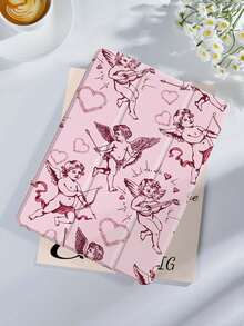 Funda protectora de iPad Cupido, compatible con iPad 9.7/10.2/10.5/10.9/12.9/Pro 11, 10.a generación, compatible con Samsung Galaxy Tab S6 Lite 10.4 pulgadas, compatible con Kindle Paperwhite 12.a generación 2024, Kindle (11.a generación) versión 2022, Kobo Clara Color, protección contra caídas suaves, soporte inteligente/activación/suspensión automática