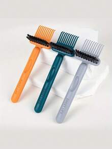 فرشاة تنظيف المشط، وكيل تنظيف المشط 2 في 1، وكيل تنظيف فرشاة الشعر، وسادة هوائية، فرشاة شعر، مزيل فرشاة شعر صغيرة، أدوات تنظيف فرشاة الشعر، مدمجة وقابلة للنقل، مناسبة للسفر، مناسبة لفرشاة مشط المرأة (لون عشوائي) قطعة واحدة/قطعتان